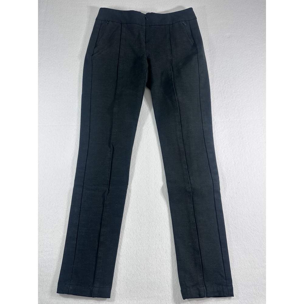 Worth New York Womens Size 2 Green Seamed Front Slim Leg Ankle Dress Pants Strch - Picture 1 of 8